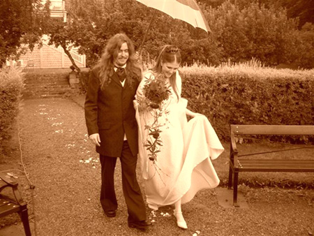 Свадьба, с женой Анной, 2003.