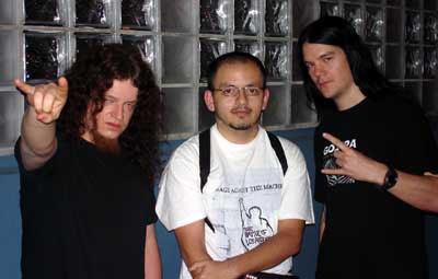 С Дэниэлом Эрландссоном и поклонником, 2006.