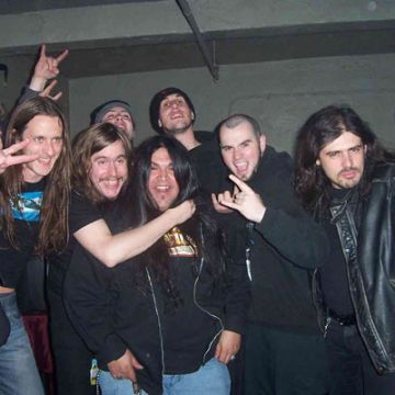 С музыкантами Moonspell и DevilDriver, 2005.