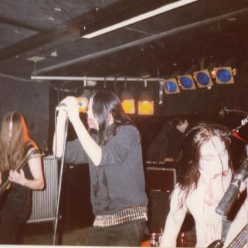 На сцене с Vinterkrig, 1997.